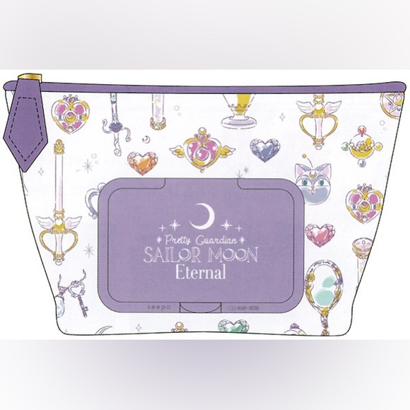 Pretty Guardian Sailor Moon Eternal Make Up Pouch Cosmetic Case Seppo - Picture 11 of 11